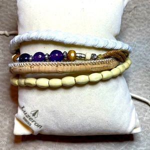 Unisex drawstring bracelet